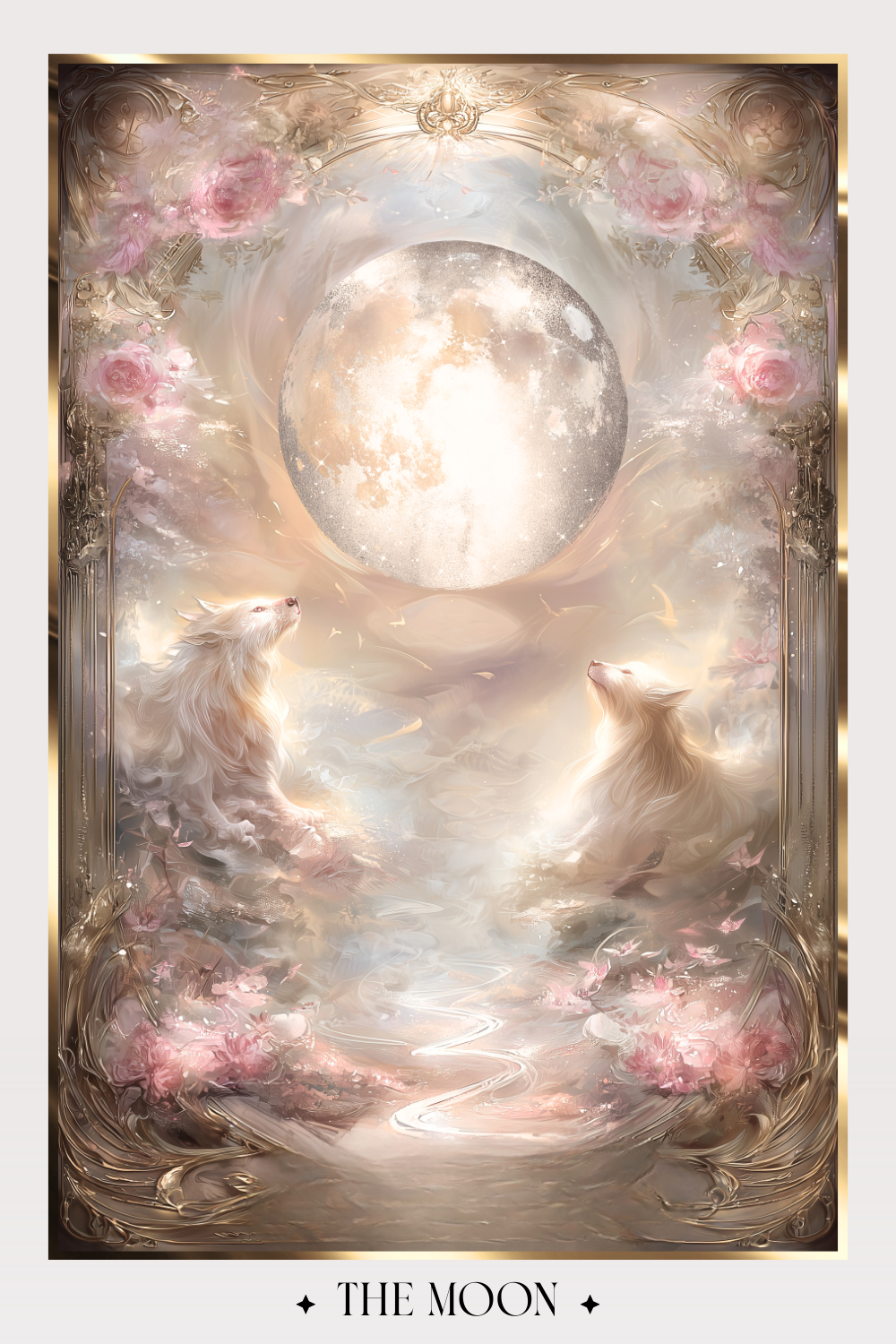 The Moon Tarot Card