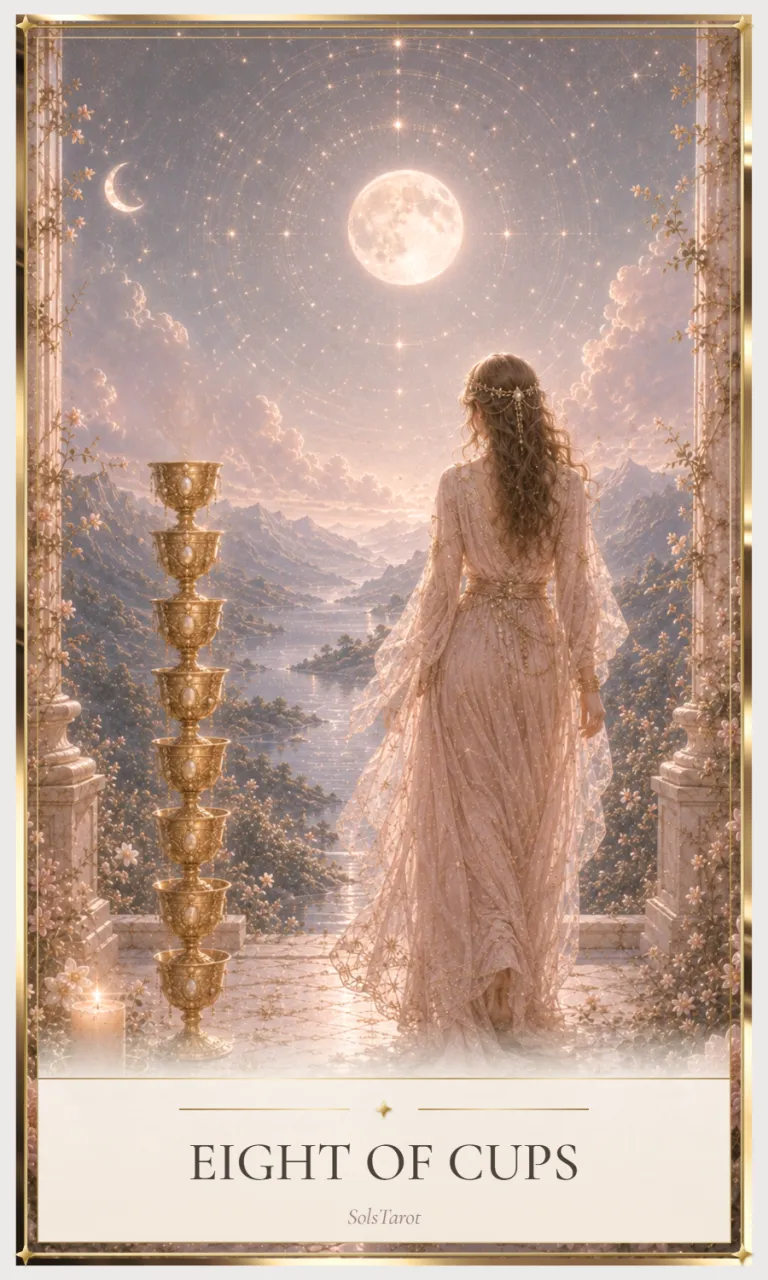 Eight of Cups tarot card