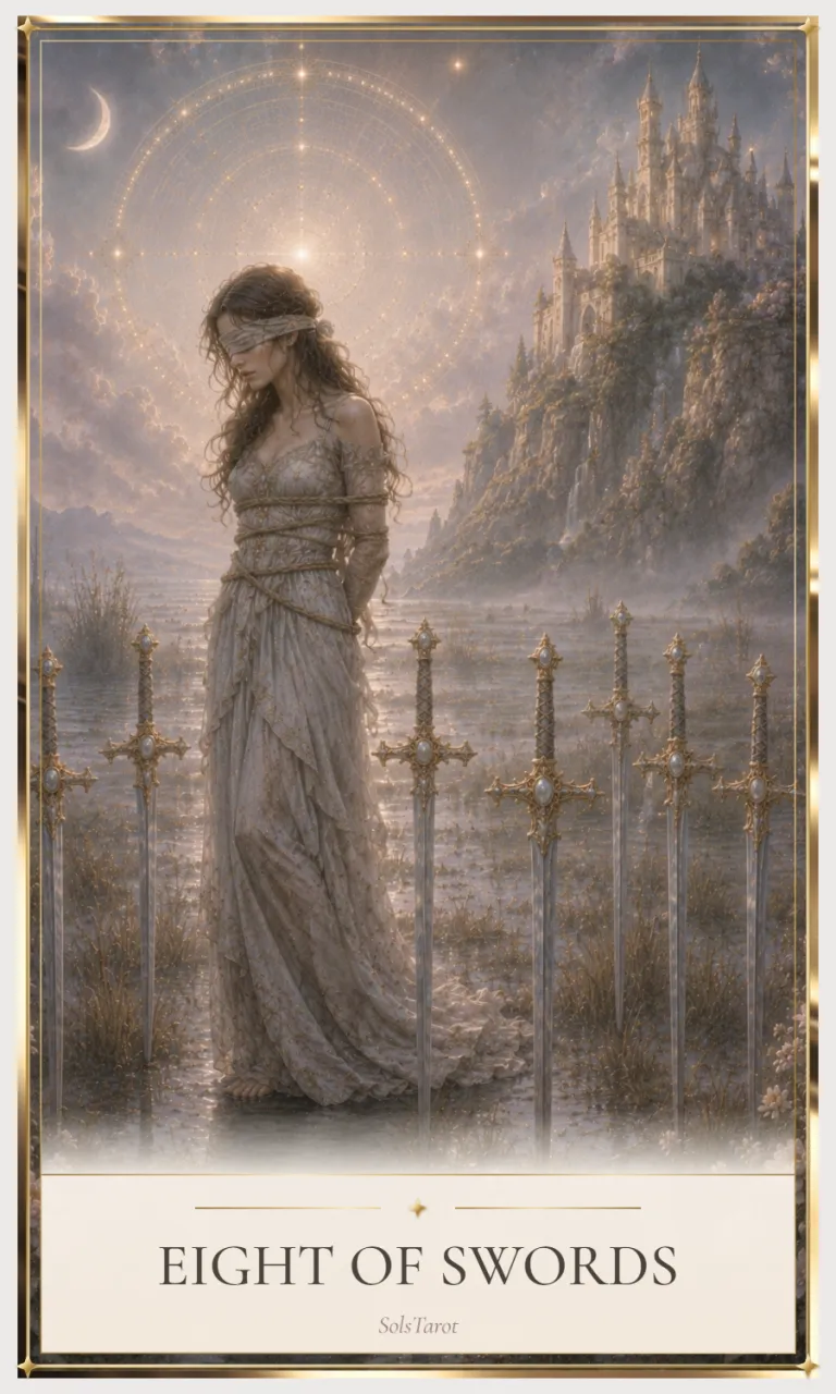 Eight of Swords tarot card