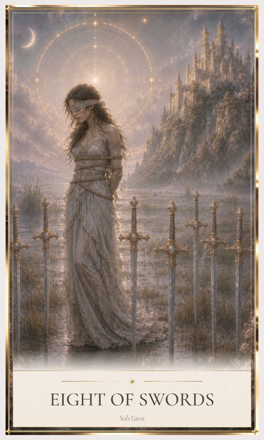 Eight of Swords tarot card