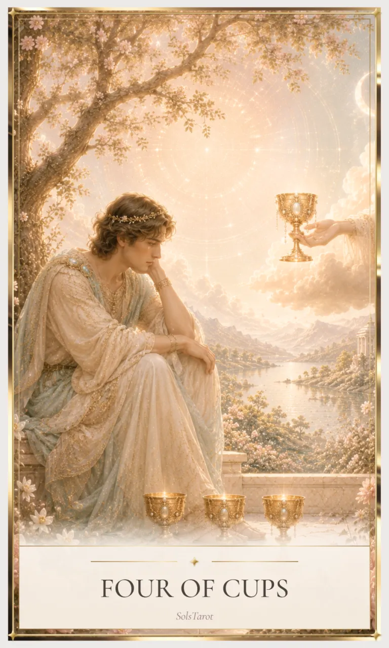 Four of Cups tarot card