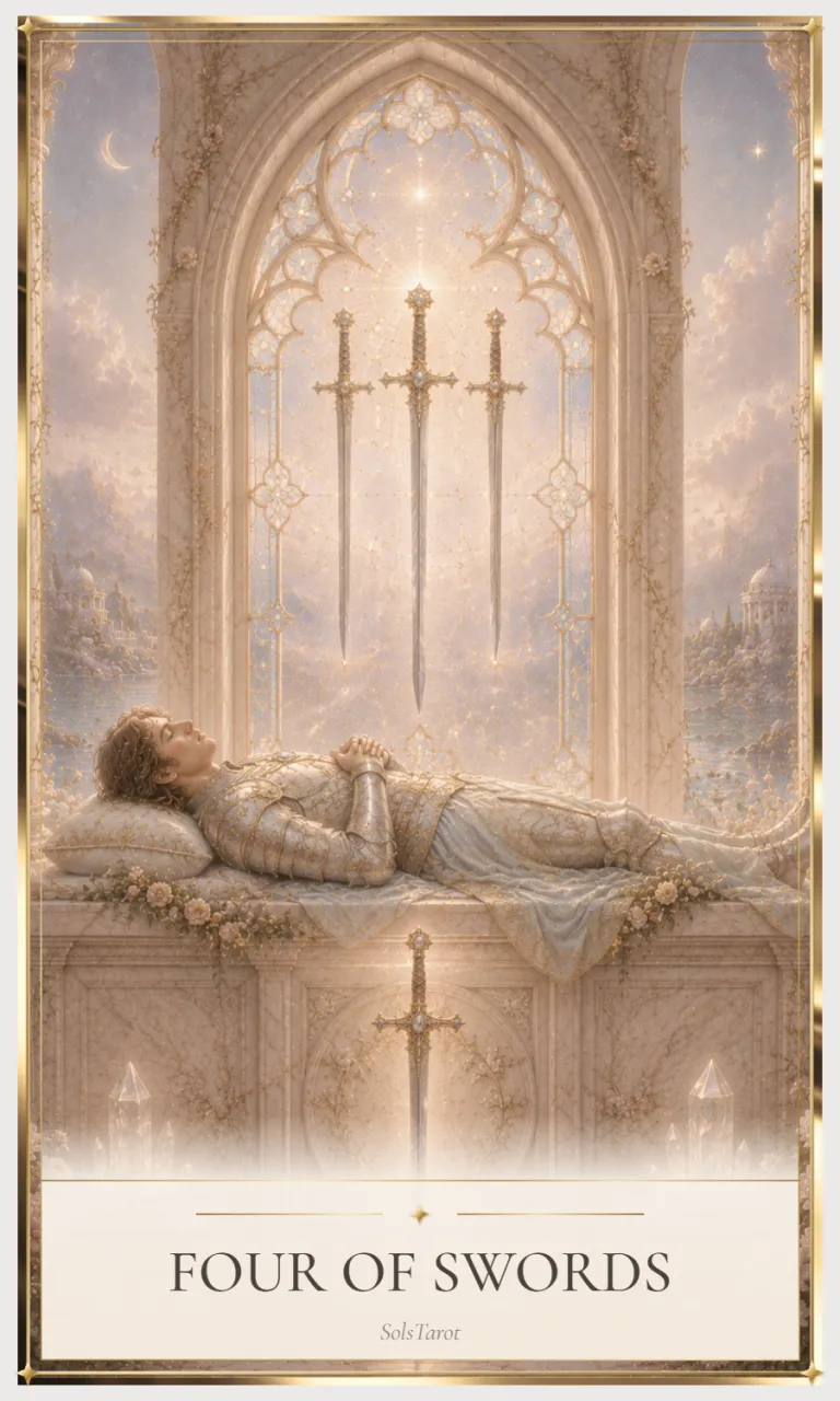 Four of Swords tarot card