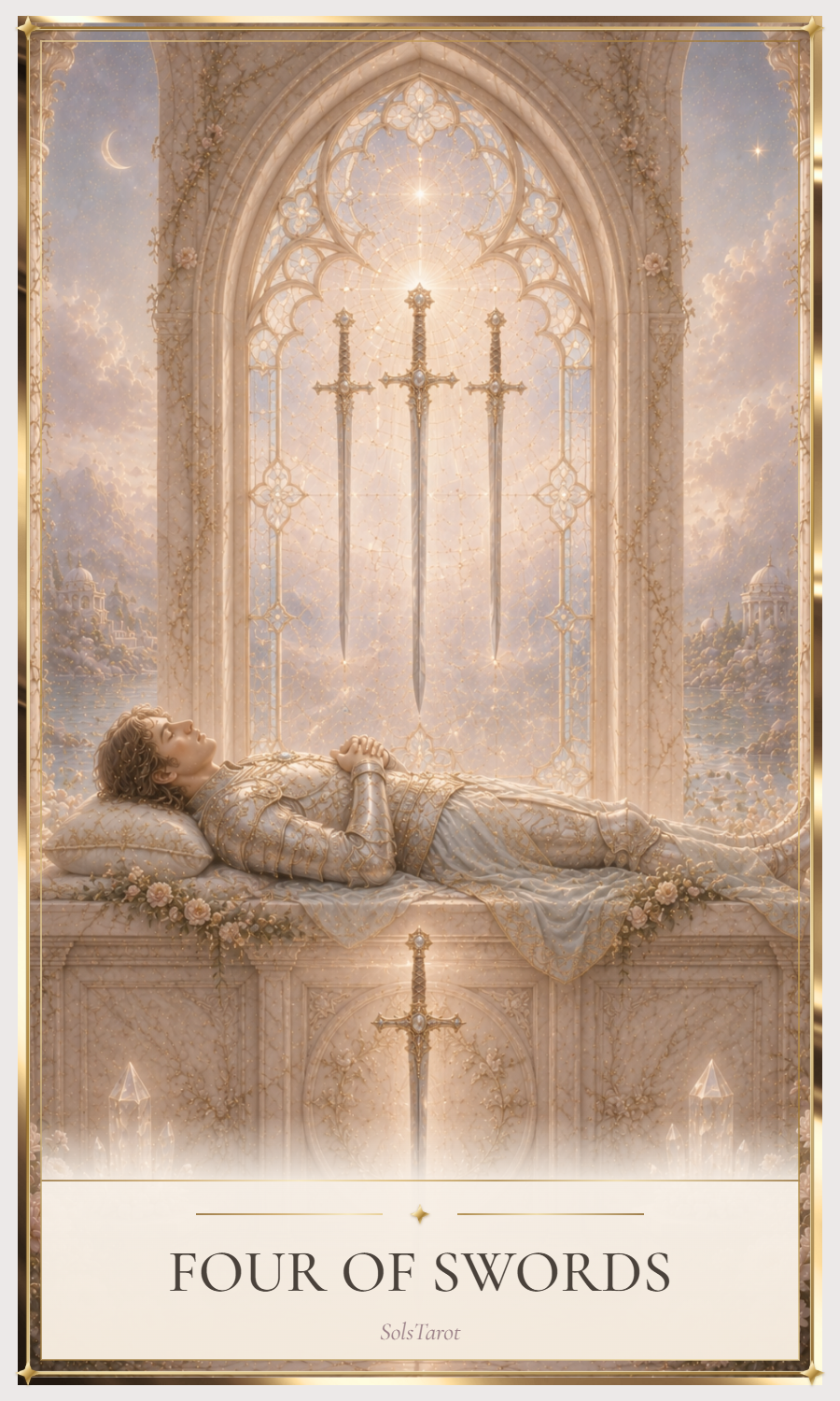 Four of Swords tarot card