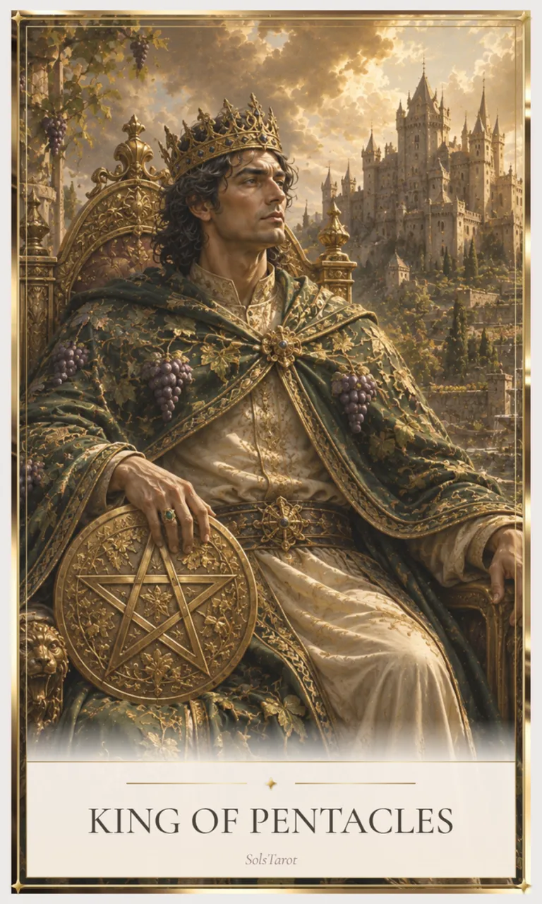 King of Pentacles tarot card