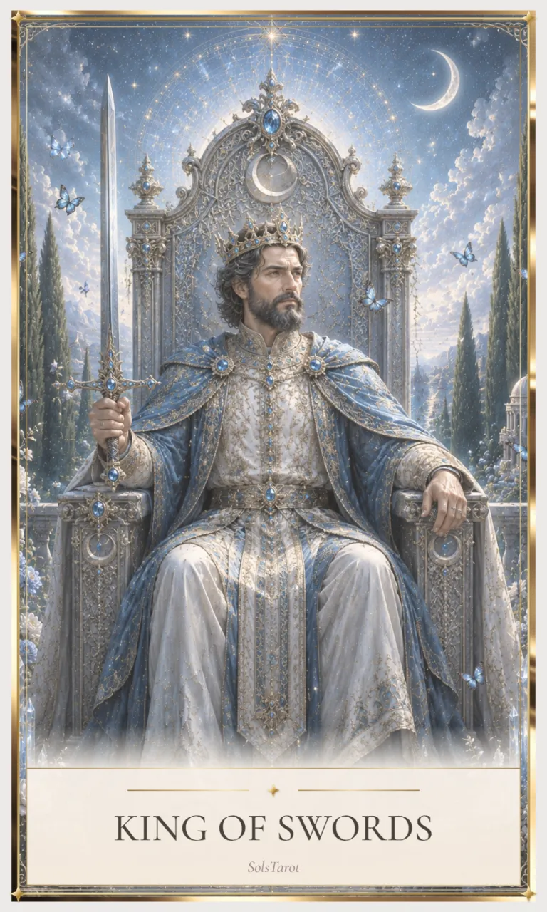 King of Swords tarot card