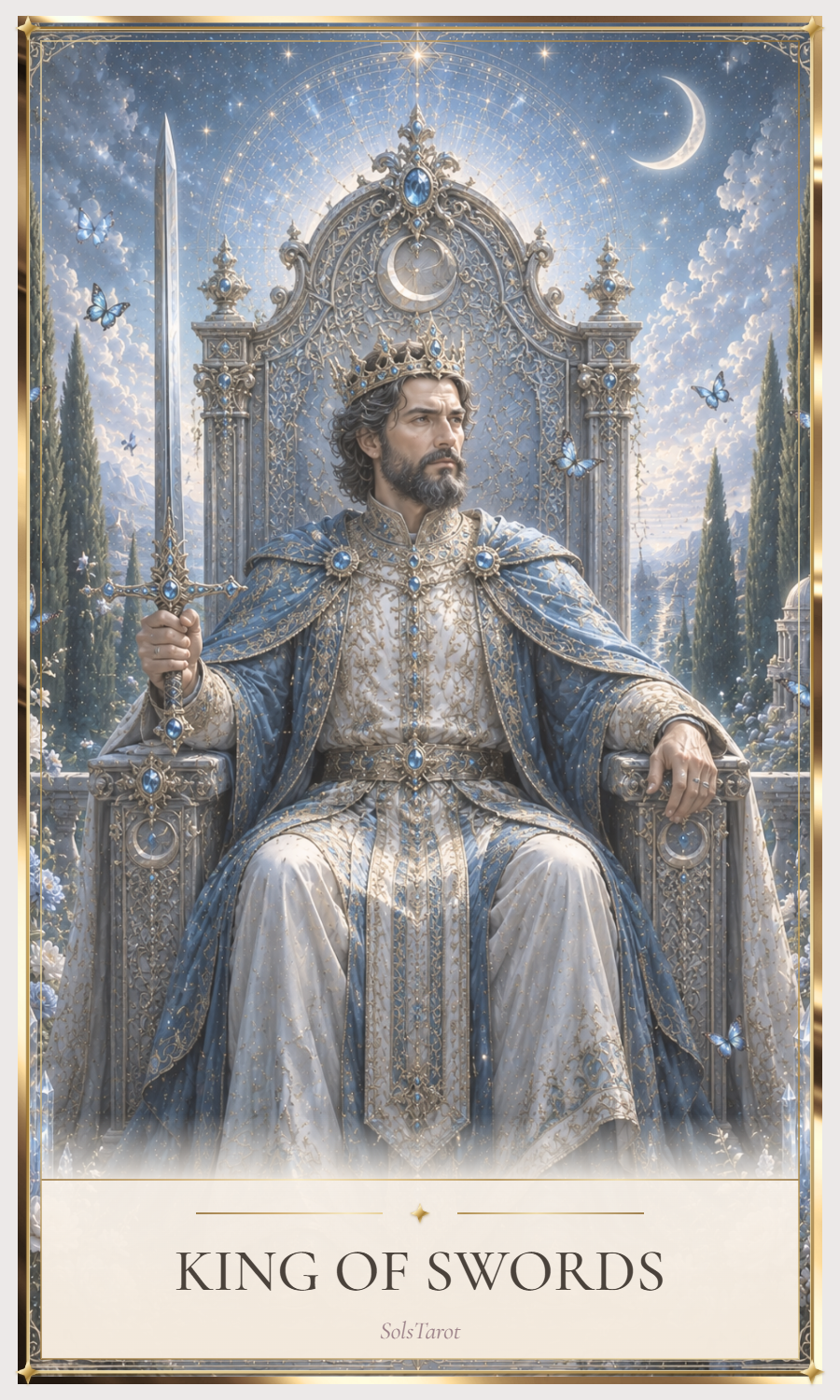 King of Swords tarot card