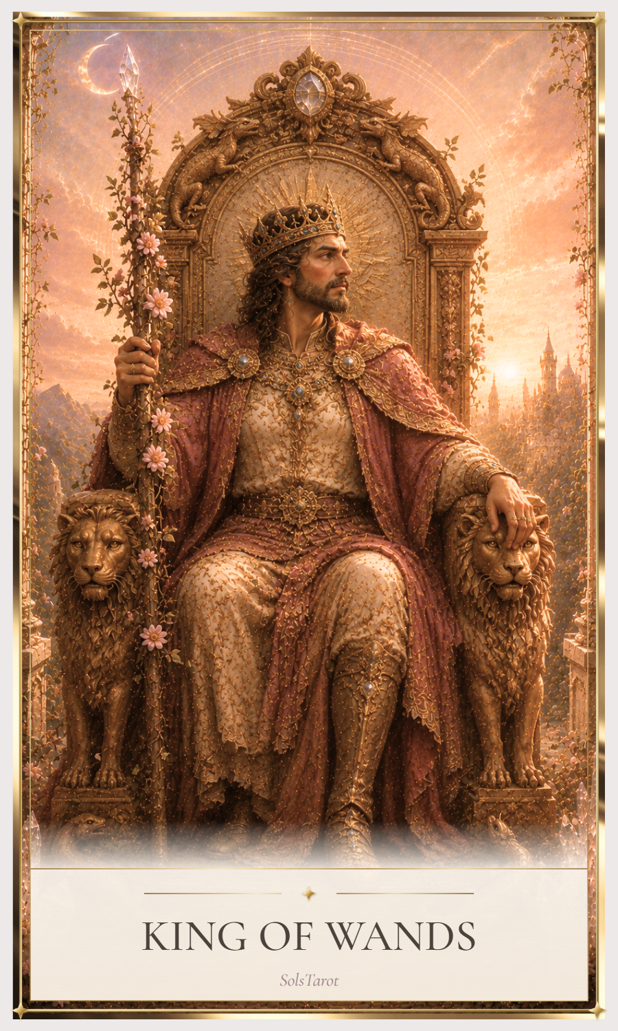 King of Wands tarot card