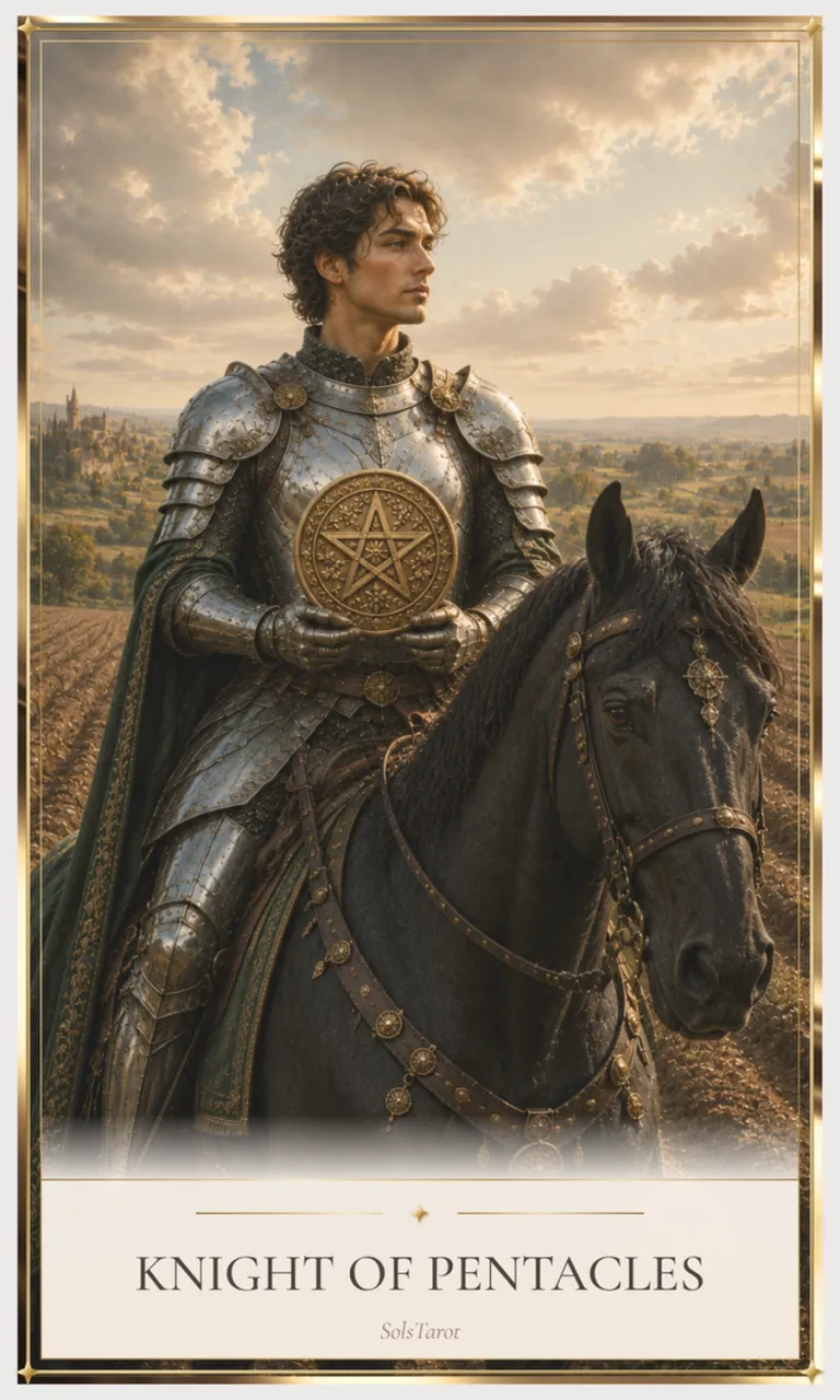 Knight of Pentacles tarot card