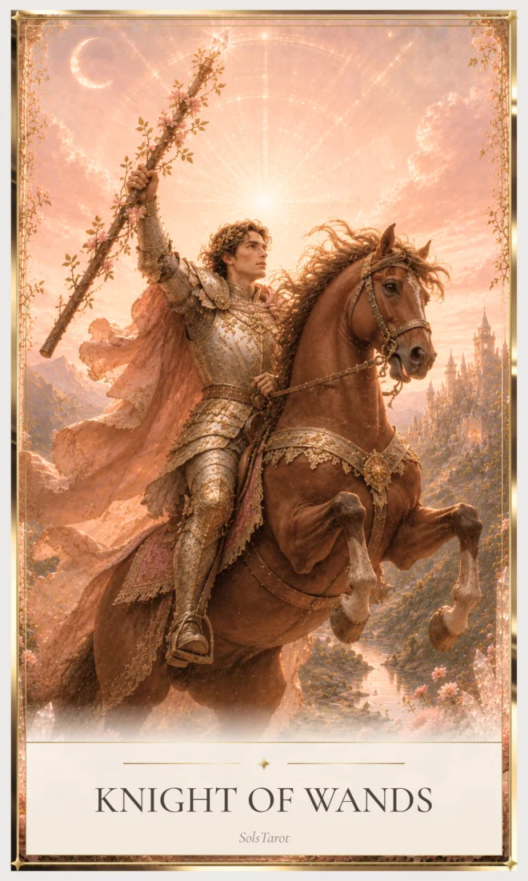 Knight of Wands tarot card