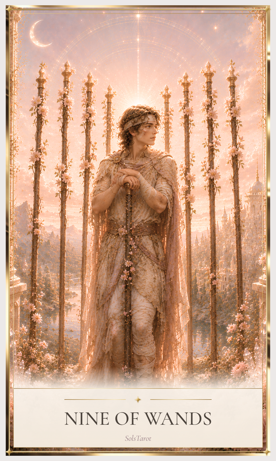Nine of Wands tarot card