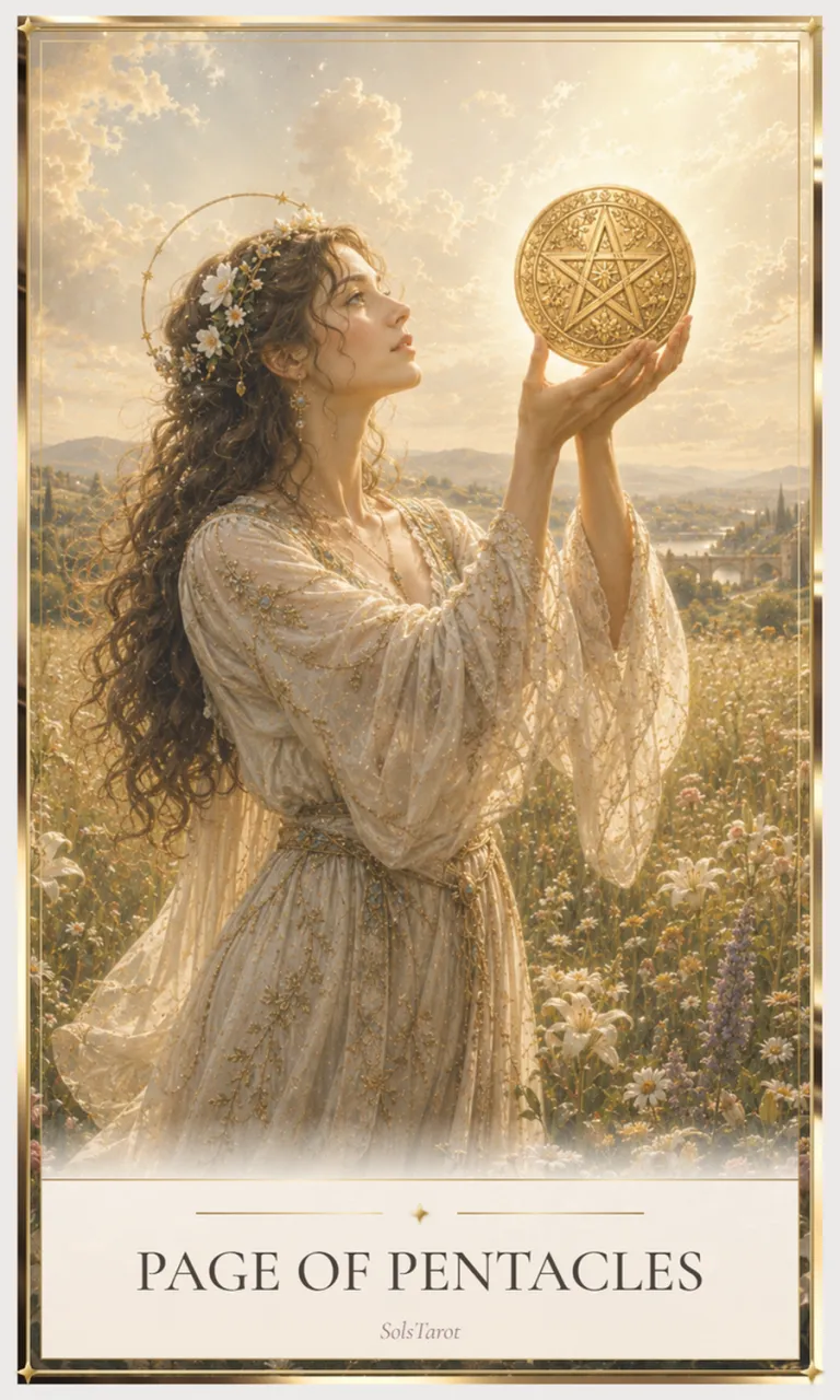 Page of Pentacles tarot card
