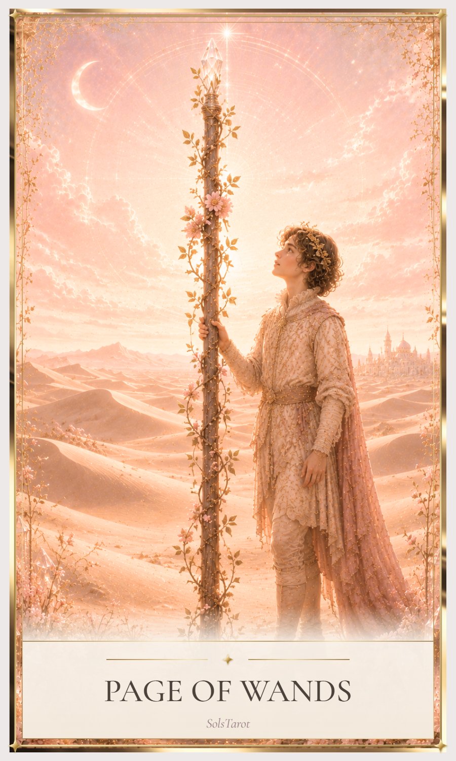 Page of Wands tarot card