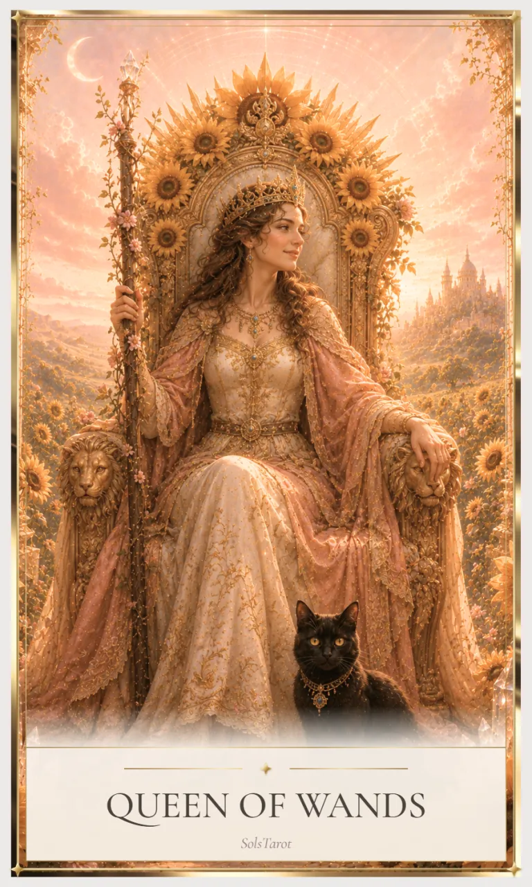 Queen of Wands tarot card