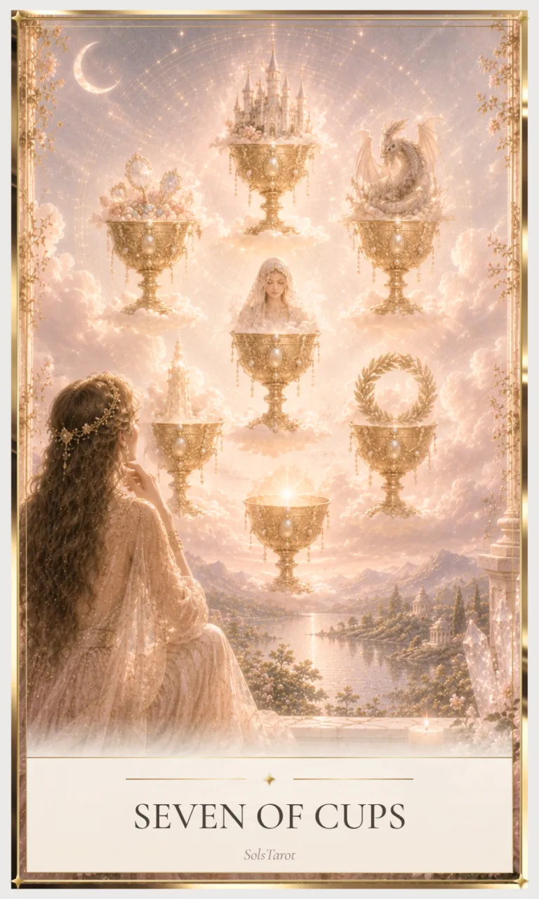 Seven of Cups tarot card