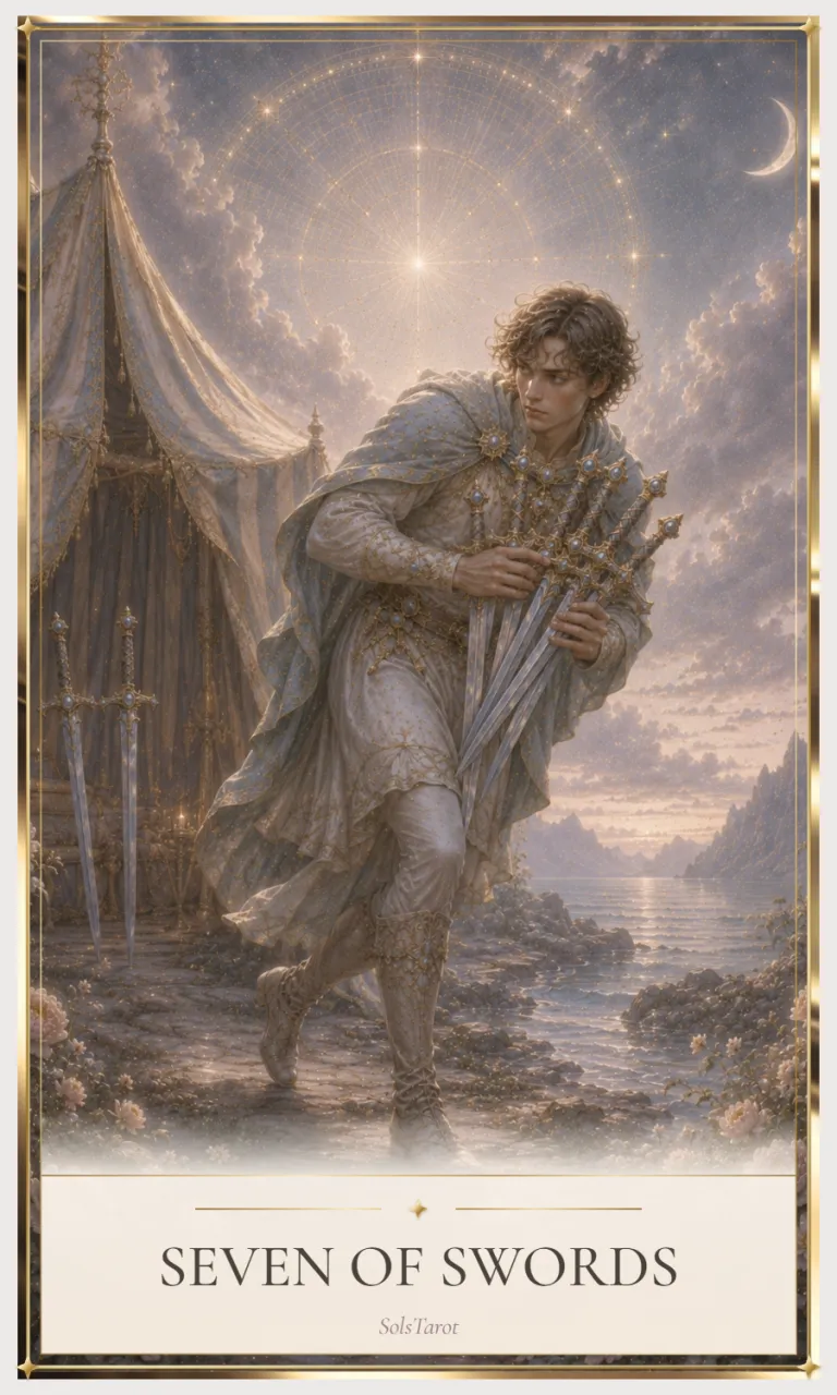 Seven of Swords tarot card