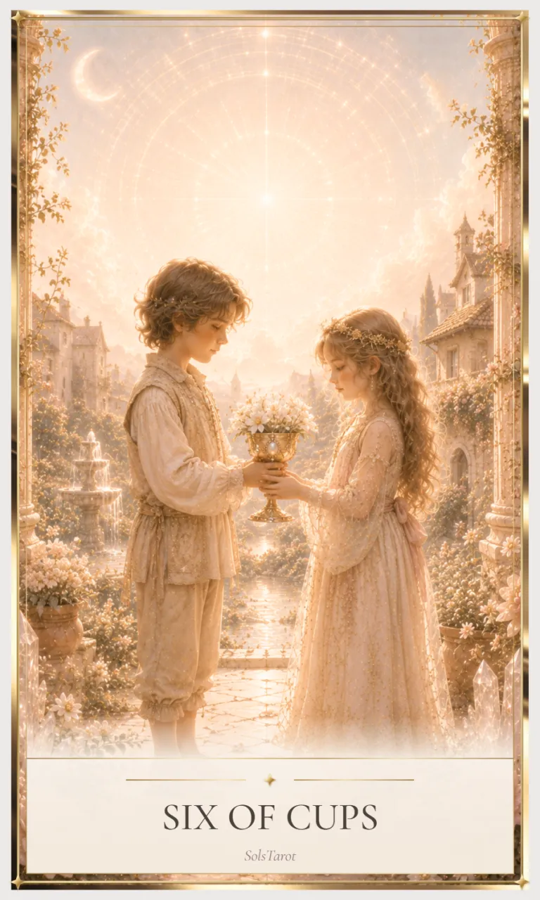 Six of Cups tarot card