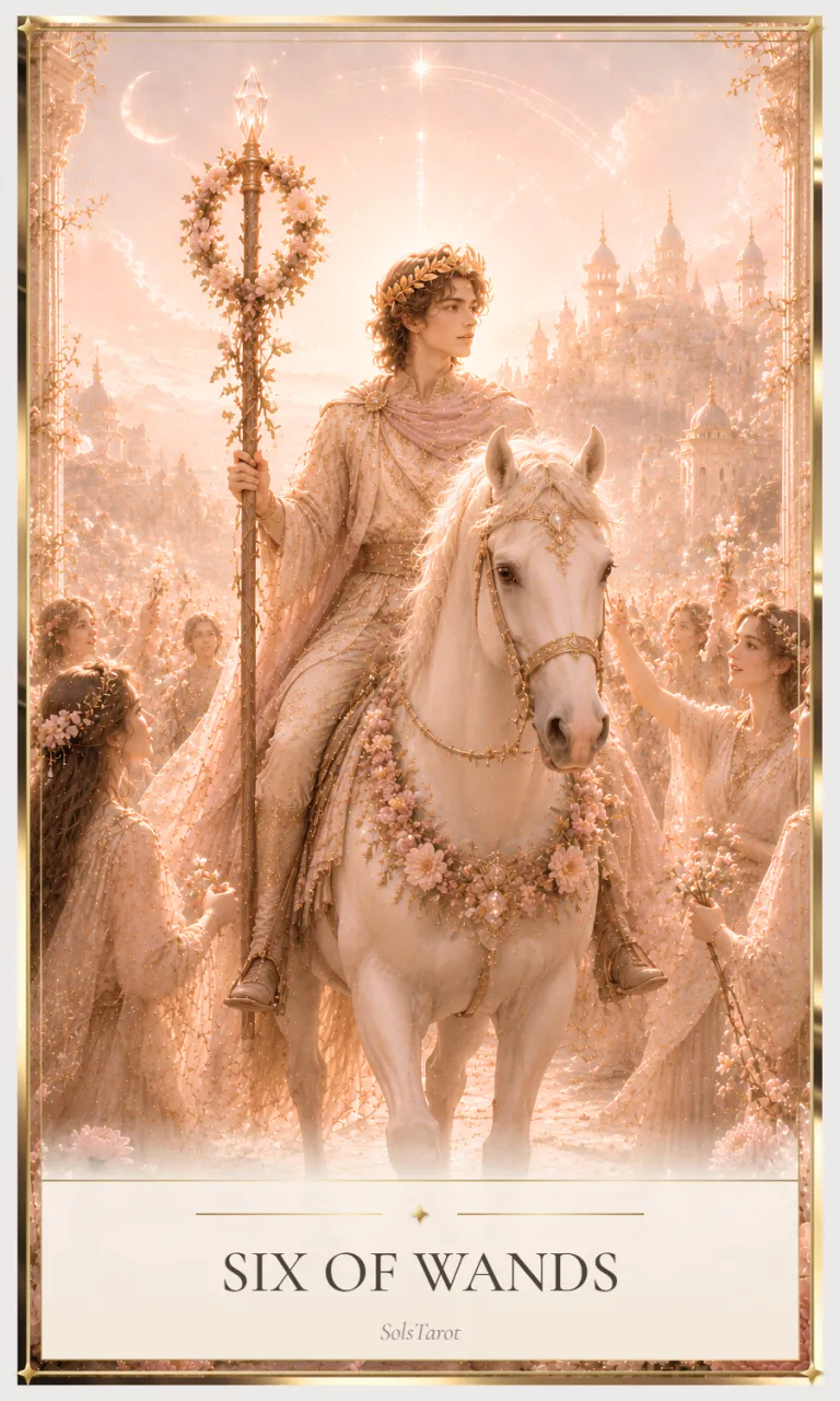 Six of Wands tarot card