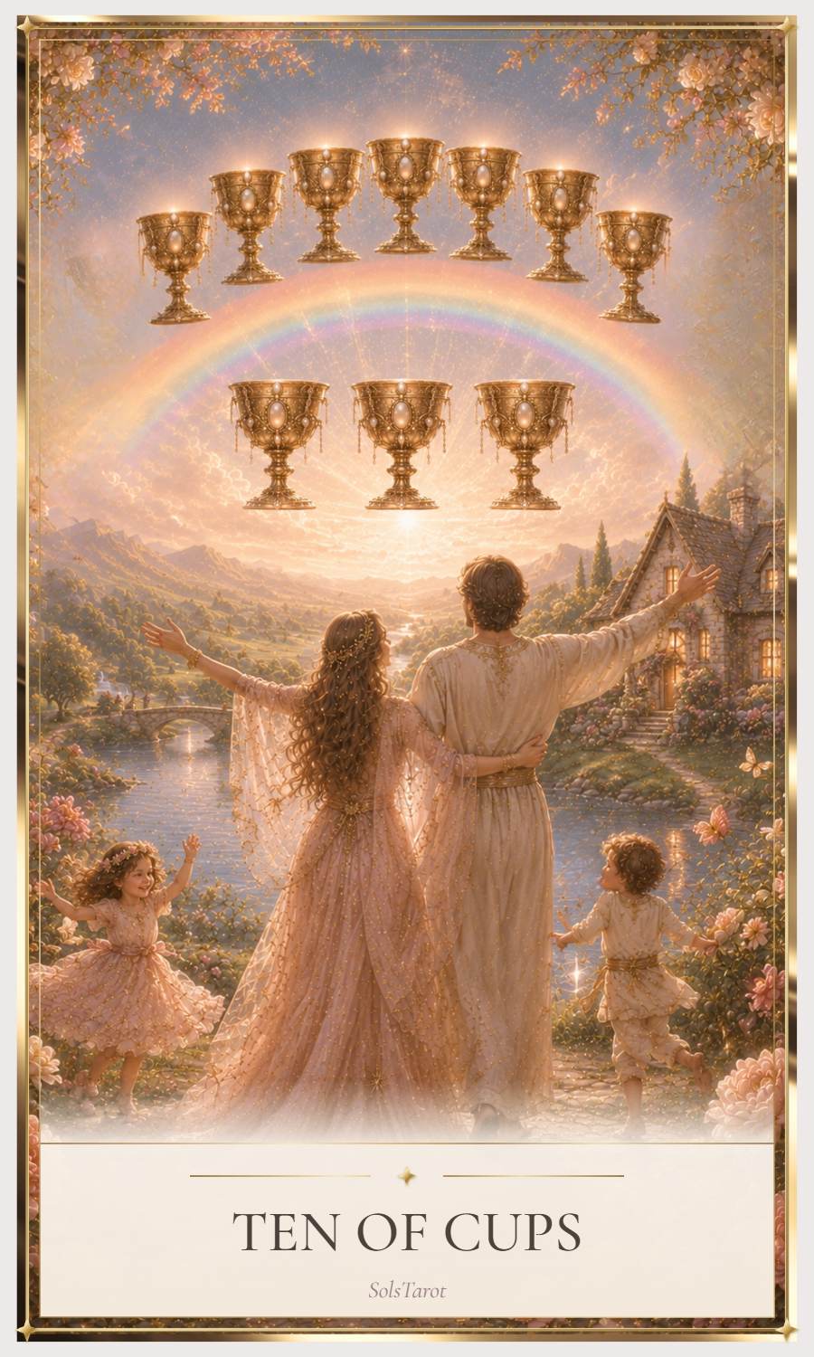 Ten of Cups tarot card