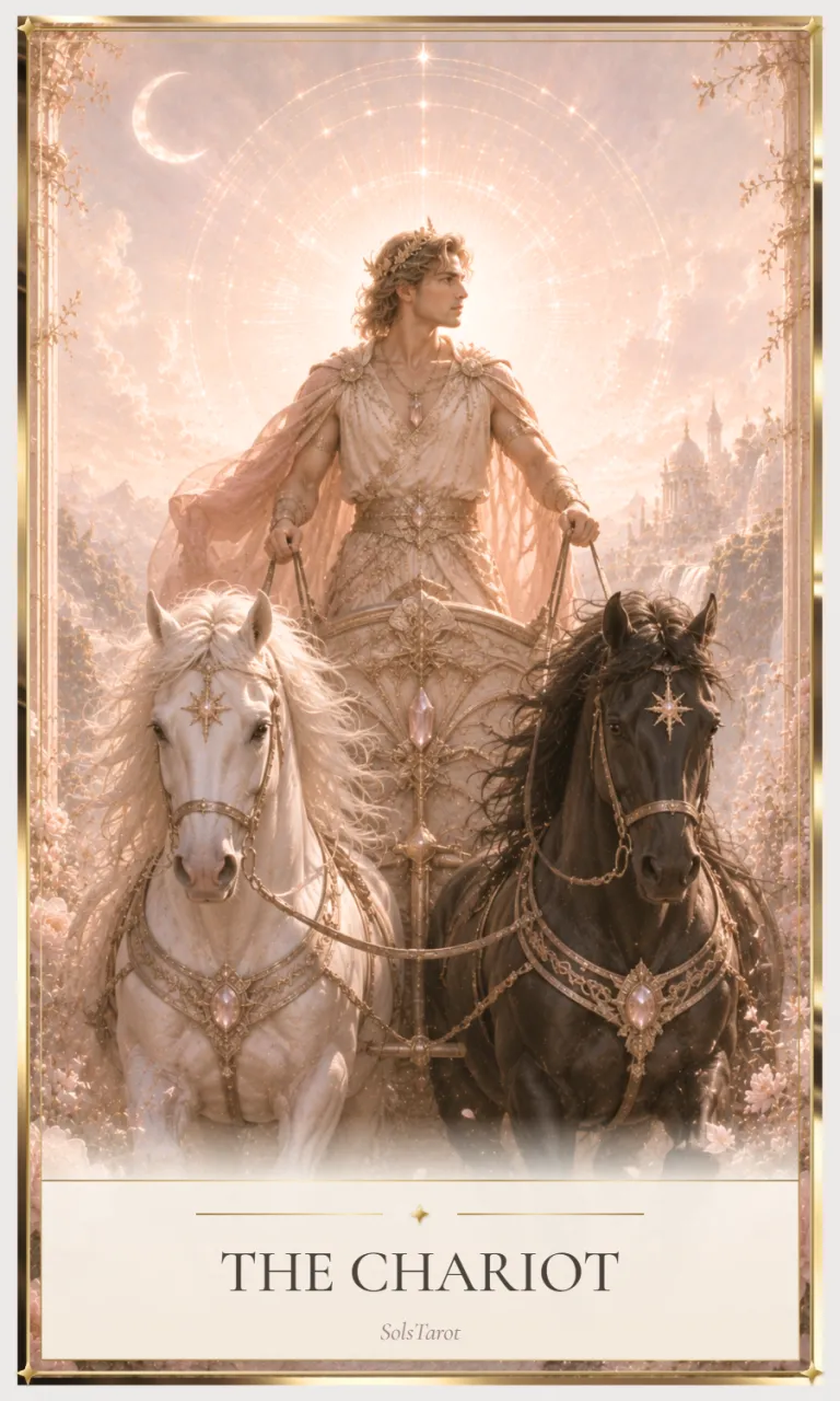The Chariot tarot card