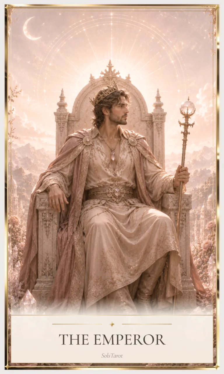 The Emperor tarot card