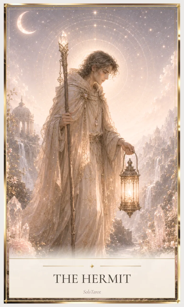 The Hermit tarot card