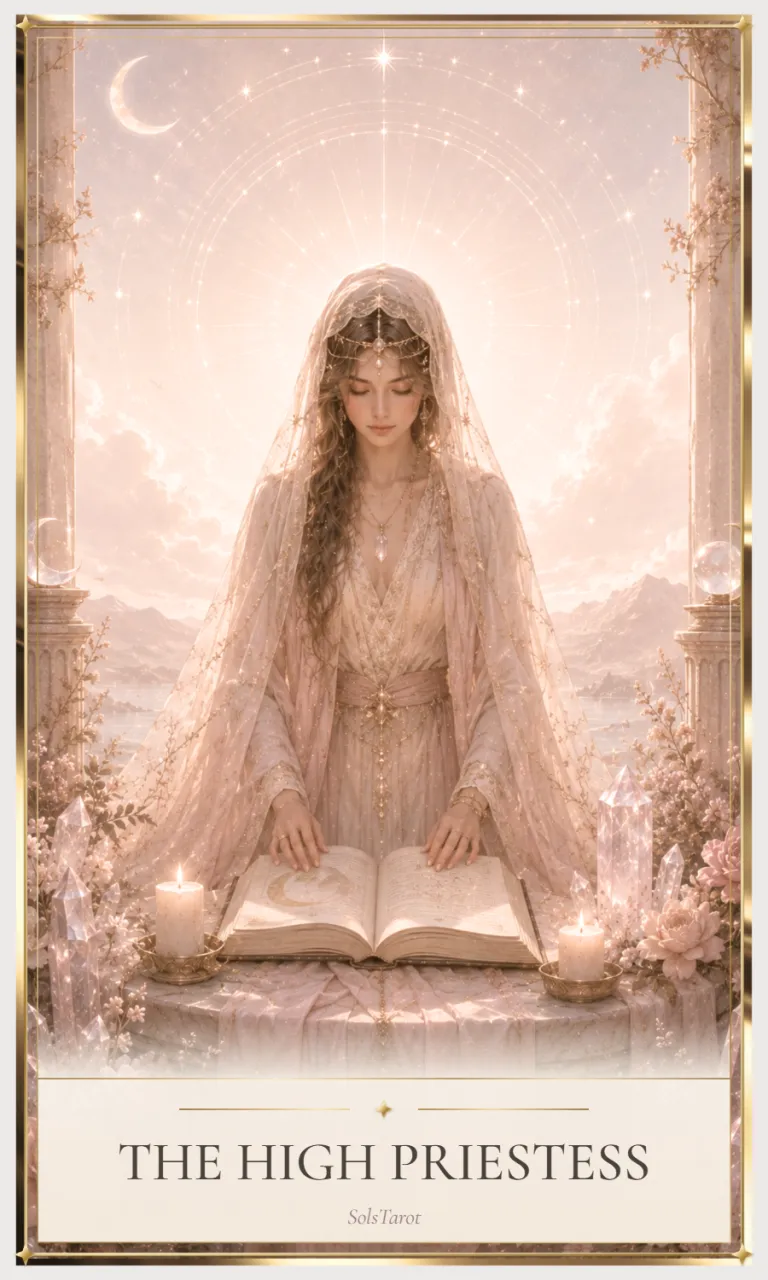 The High Priestess tarot card