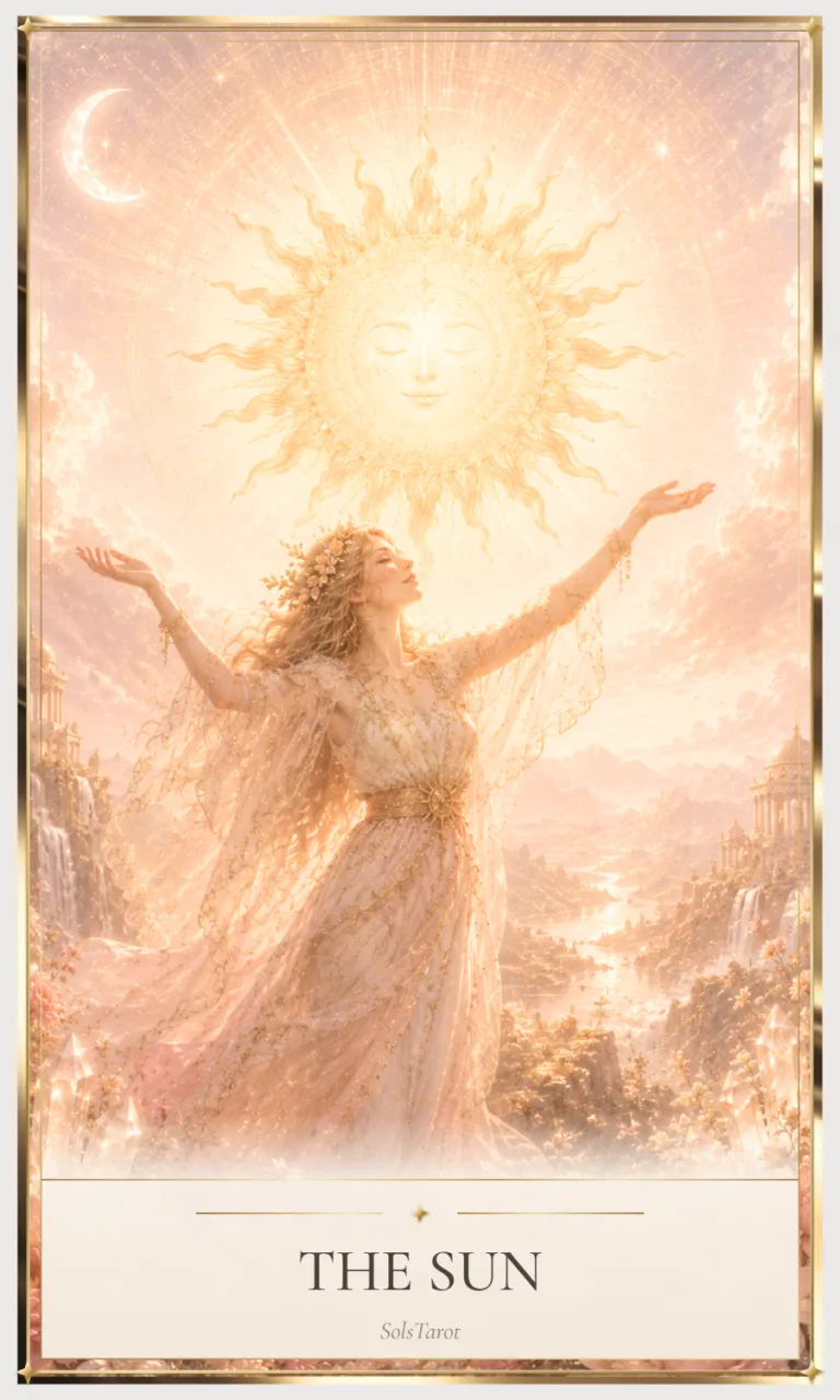 The Sun tarot card