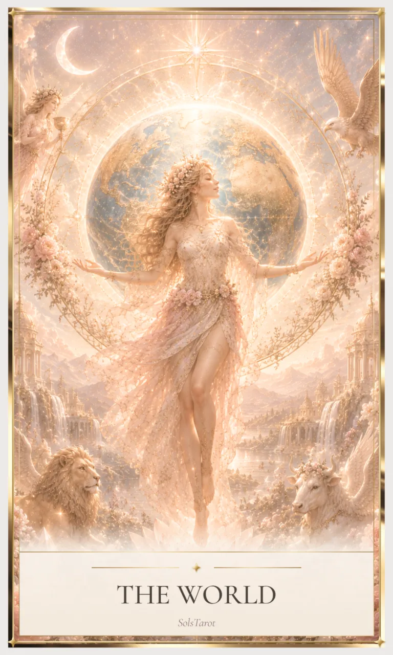 The World tarot card