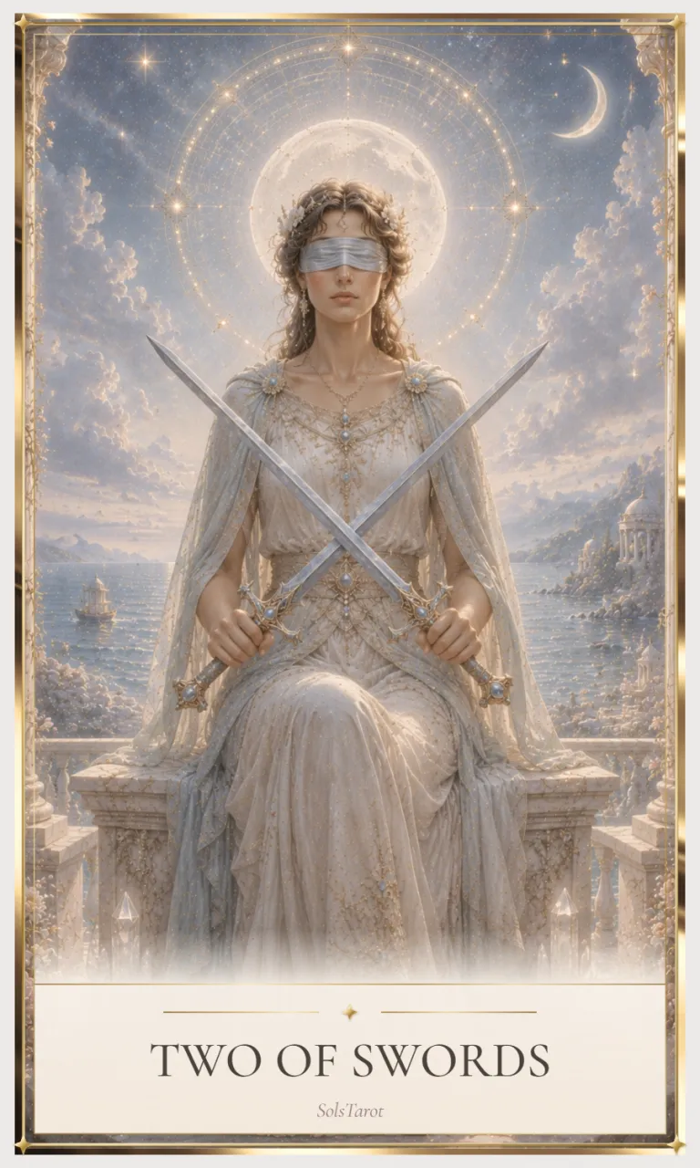 Two of Swords tarot card