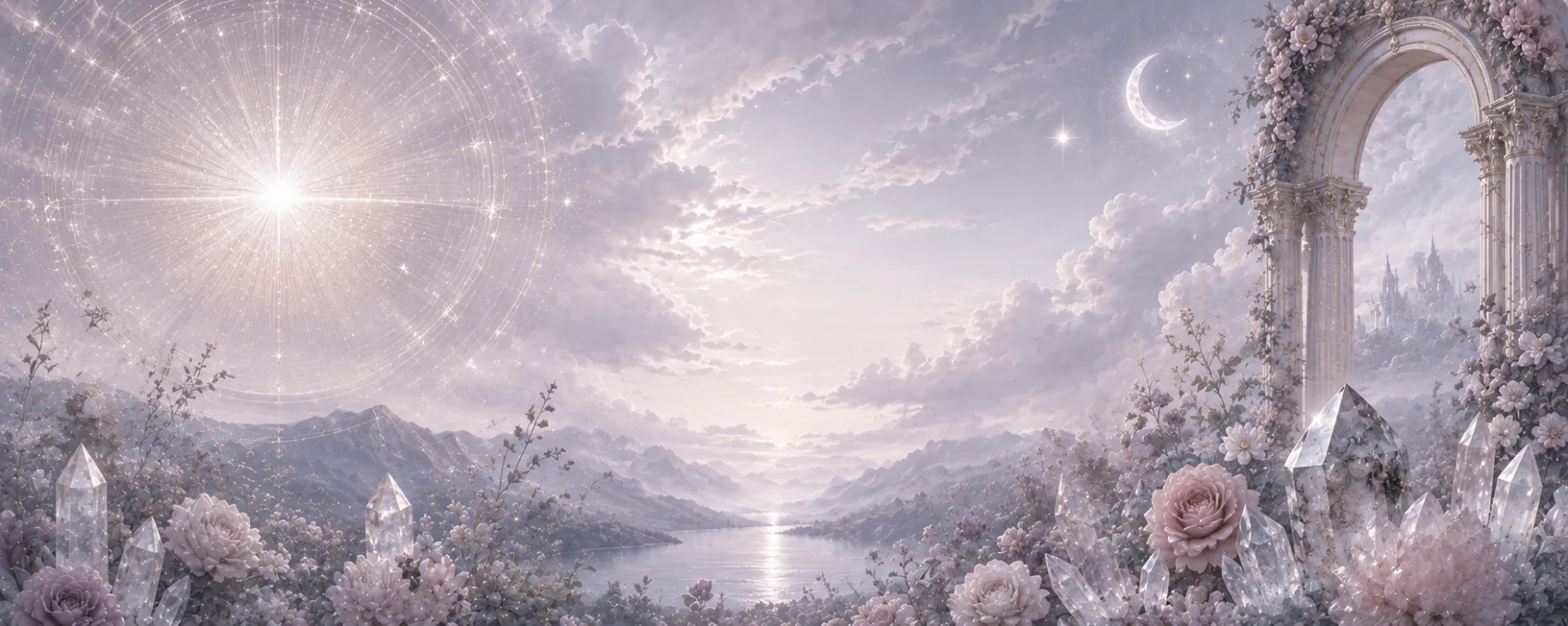 Nombres angéliques — un ciel doux et une étoile brillante au-dessus d’un lac