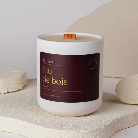 Bougie Feu de bois de Feu&Co