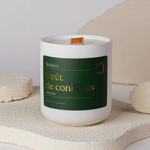 Bougie Forêt de conifères de Feu&Co