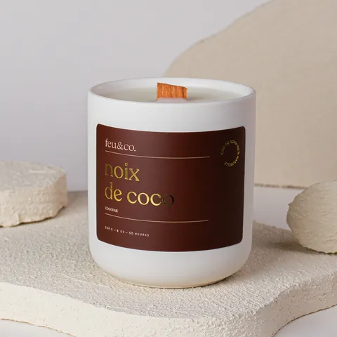 Feu&Co Coconut candle