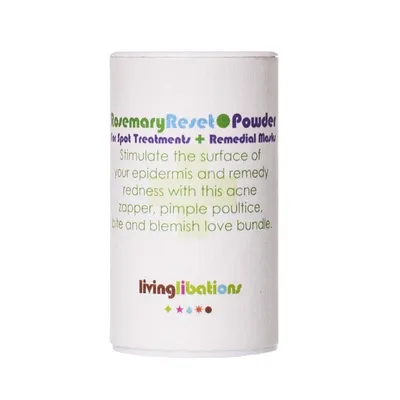 Rosemary Reset Powder - Spot Treatments Mask — Living Libations